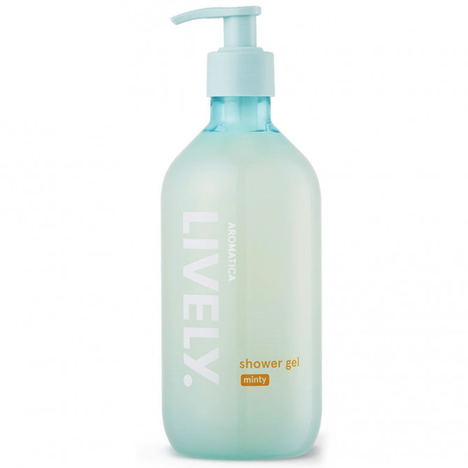 Гель для душу з ефірною олією м'яти AROMATICA Lively Shower Gel Minty 500 мл купити в Україні