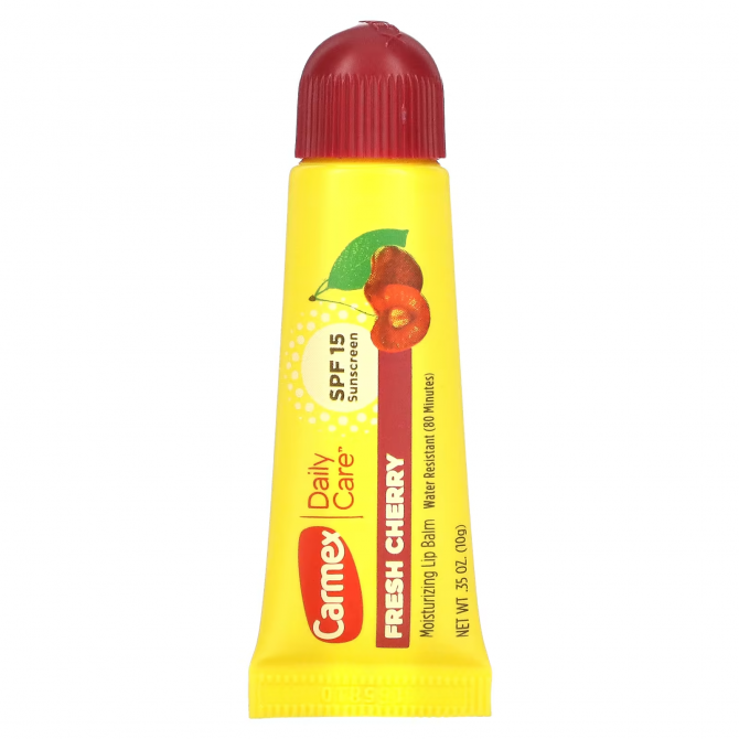 Увлажняющий бальзам для губ со вкусом вишни Carmex Daily Care Fresh Cherry SPF 15 10 г купить в Украине
