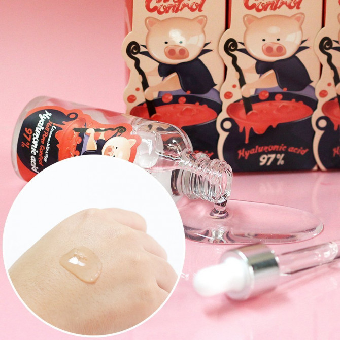 Интенсивно увлажняющая сыворотка с гиалуроновой кислотой Elizavecca Witch Piggy Hell  Pore Control 97% 50 мл купить в Украине 3