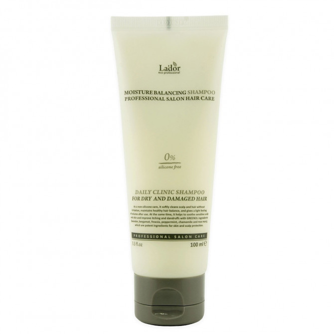 Зволожуючий шампунь для сухого та пошкодженого волосся Lador Moisture Balancing Shampoo 100 мл купити в Україні