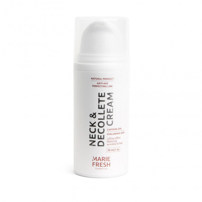 Антивіковий крем для шиї та зони декольте Marie Fresh Cosmetics Neck & Decollete Lifting Cream 30 мл купити в Україні