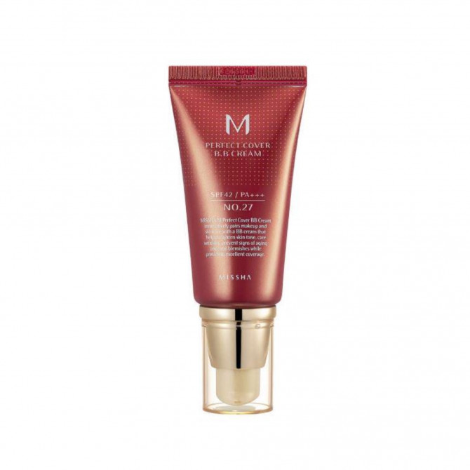 Тональный ВВ крем #27 MISSHA M Perfect Cover BB Cream SPF42/PA+++ #27 50 мл купить в Украине