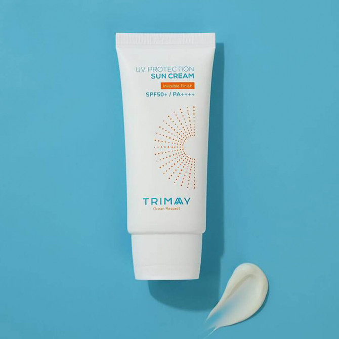 Сонцезахисний крем із колагеном та амінокислотами Trimay UV Protection Sun Cream SPF50+ PA++++ 50 мл купити в Україні 2
