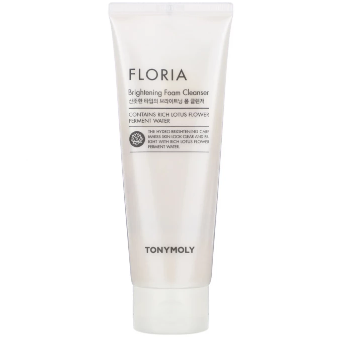 Осветляющая пенка для умывания, TONYMOLY, Floria Brightening Foam Cleanser, 150 мл купить в Украине Осветляющая пенка для умывания, TONYMOLY, Floria Brightening Foam Cleanser, 150 мл купить в Украине