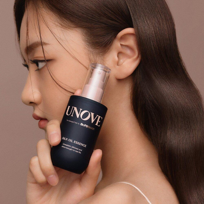 Поживна сироватка для волосся UNOVE Silk Oil Essence 70 мл купити в Україні 3