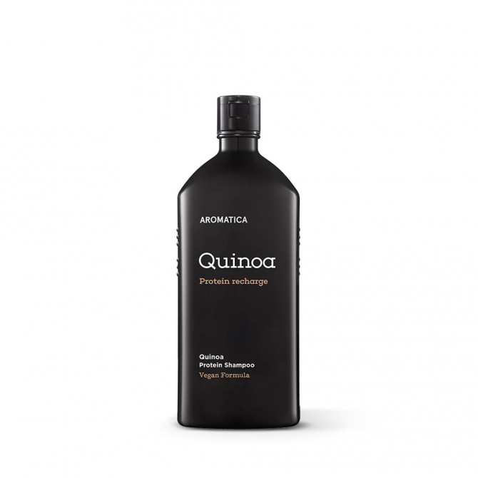 Протеиновый шампунь с киноа для сильно поврежденных волос, AROMATICA, Quinoa Protein Shampoo, 400 мл купить в Украине Протеиновый шампунь с киноа для сильно поврежденных волос, AROMATICA, Quinoa Protein Shampoo, 400 мл купить в Украине
