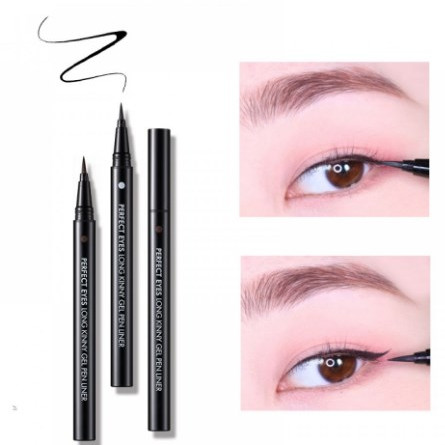 Підводка для очей чорна TONYMOLY Perfect Eyes Long Kinny Gel Pen Liner # 01 black купити в Україні 2
