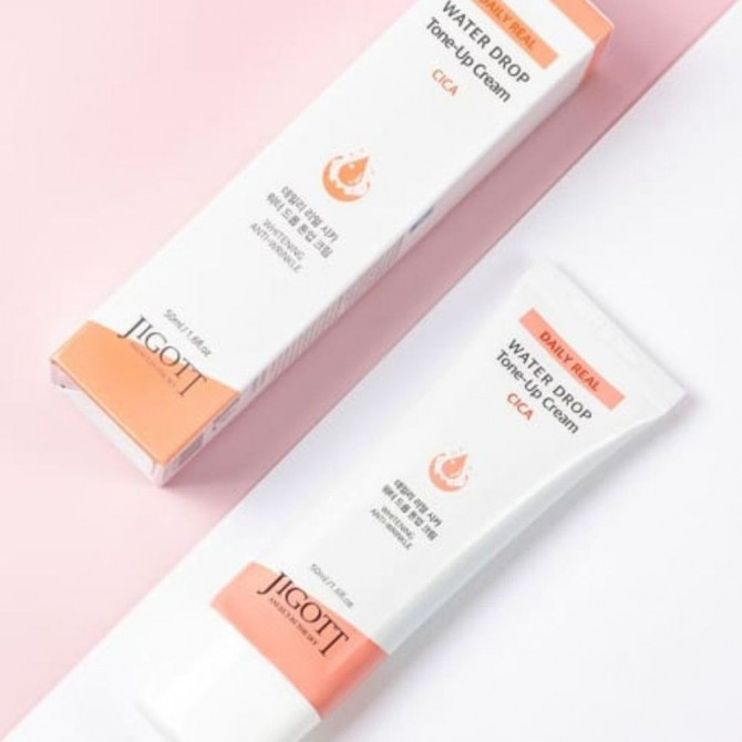 Увлажняющий крем для лица с центеллой JIGOTT Daily Real Cica Water Drop Tone Up Cream 50 мл купить в Украине 4