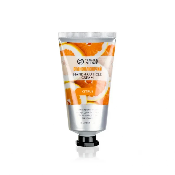 Восстанавливающий крем для рук Цитрус Colour Intense Hand & Cuticle Cream Citrus 50 мл купить в Украине