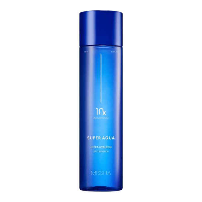 Интенсивно увлажняющий тонер-эссенция с гиалуроновой кислотой MISSHA Super Aqua Ultra Hyalron Skin Toner-Essence 200 мл купить в Украине