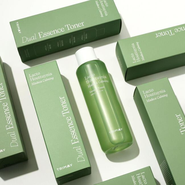Заспокійливий тонер-есенція з центелою та пробіотиками Trimay Lacto Houttuynia Madeca Calming Toner 200 мл купити в Україні 3