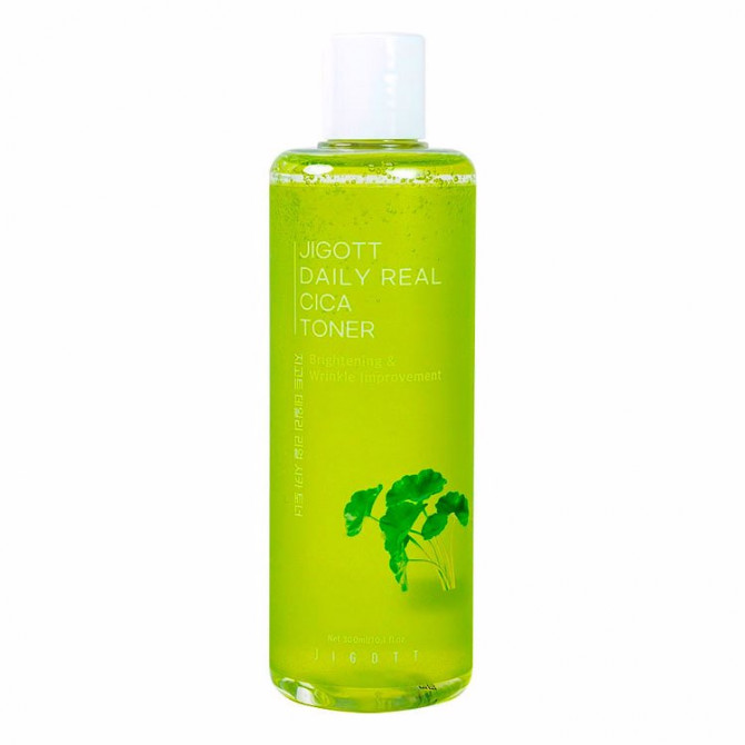 Успокаивающий тонер для лица с центеллой JIGOTT Daily Real Cica Toner 300 мл купить в Украине 4