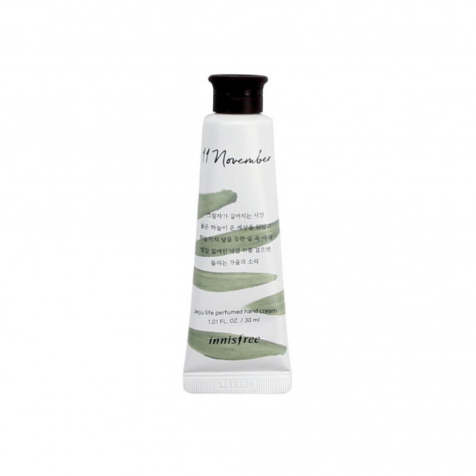 Парфюмированный крем для рук древесный Innisfree Jeju Life Perfumed Hand Cream 11 November 30 мл купить в Украине