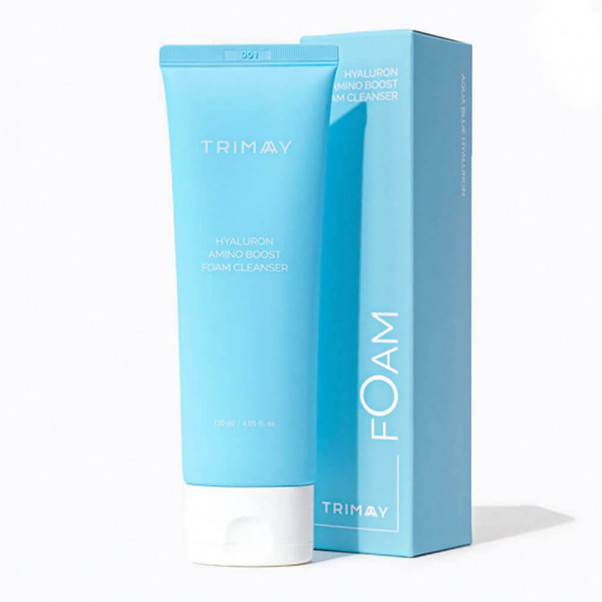 Очищаюча пінка з гіалуроновою кислотою та амінокислотами Trimay Hyaluron Amino Boost Foam Cleanser 120 мл купити в Україні 2