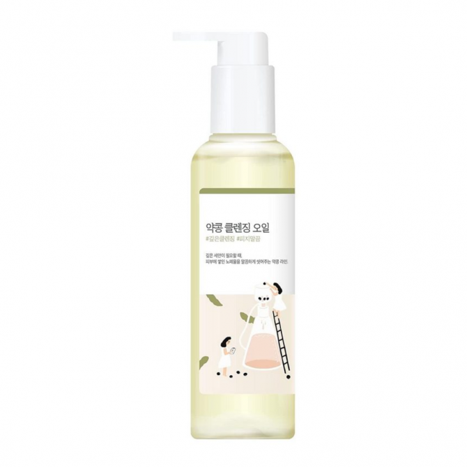 Гідрофільна олія з екстрактом чорних соєвих бобів ROUND LAB Soybean Cleansing Oil 200 мл купити в Україні