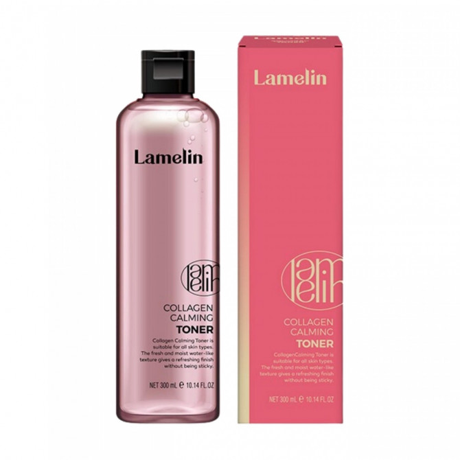 Заспокійливий тонер із колагеном Lamelin Collagen Calming Toner 300 мл купити в Україні