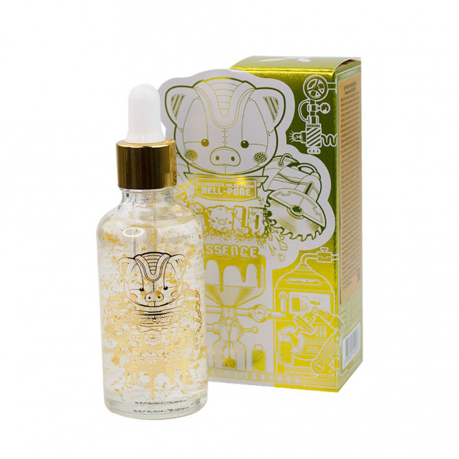 Антивозрастная осветляющая эссенция, Elizavecca, Milky Piggy Hell-Pore Gold Essence, 50 мл купить в Украине Антивозрастная осветляющая эссенция, Elizavecca, Milky Piggy Hell-Pore Gold Essence, 50 мл купить в Украине
