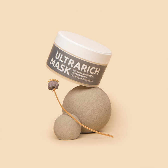 Восстанавливающая маска для сухих и поврежденных волос Marie Fresh Cosmetics Ultrarich Mask 200 мл купить в Украине 3