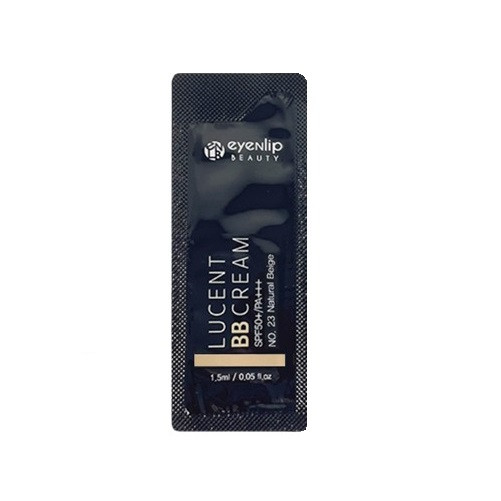 Увлажняющий BB крем для идеального тона EYENLIP Lucent BB Cream SPF50+/PA+++ No 23 Natural Beige 1.5 мл (пробник) купить в Украине