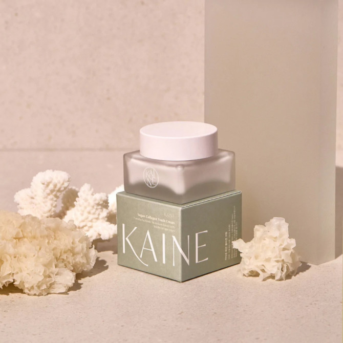 Зволожуючий та заспокійливий крем-гель для обличчя з пантенолом KAINE Green Calm Aqua Cream 1 мл (пробник) купити в Україні 2
