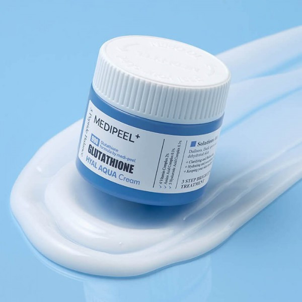 Зволожуючий та освітлюючий крем для обличчя MEDI-PEEL Glutathione Hyal Aqua Cream 50 мл купити в Україні 3