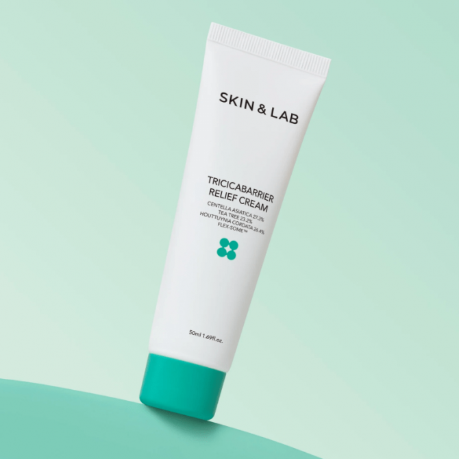 Заспокійливий крем з центеллою SKIN&LAB Tricicabarrier Relief Cream 50 мл купити в Україні 2