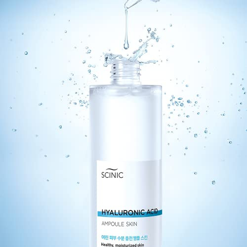 Интенсивно увлажняющий тонер с гиалуроновой кислотой Scinic Hyaluronic Acid Ampoule Skin 150 мл купить в Украине 2
