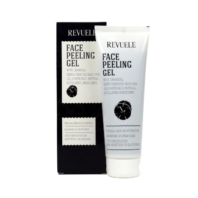 Пілінг-гель для обличчя з вугіллям Revuele Face Peeling Gel With Charcoal 80 мл купити в Україні