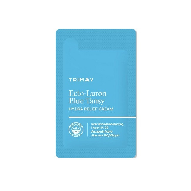 Зволожуючий крем з ектоїном та гіалуроновою кислотою Trimay Ecto-Luron Blue Tansy Hydra Relief Cream 1 мл (пробник) купити в Україні