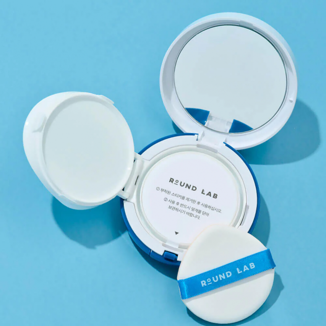Cонцезахисний кушон з березовим соком та ніацинамідом ROUND LAB Birch Juice Moisturizing Sun Cushion 15 г купити в Україні 4