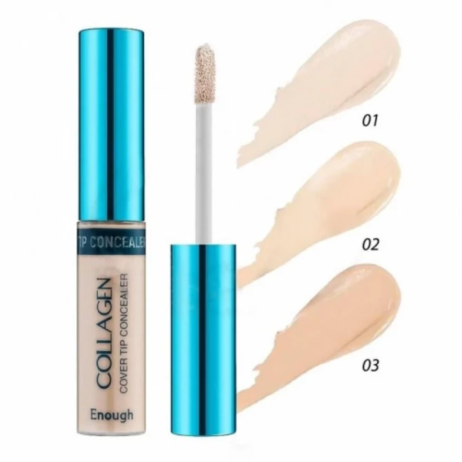 Консилер с коллагеном Enough Collagen Cover Tip Concealer № 01 9 г купить в Украине 2