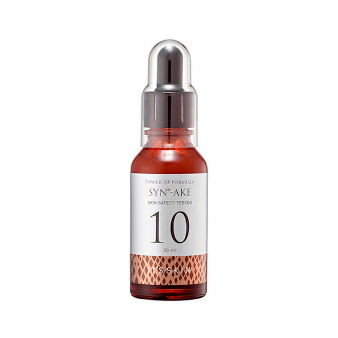 Інтенсивно омолоджуюча сироватка з пептидом зміїної отрути, IT'S SKIN, Power 10 Formula SYN-AKE, 30 мл купити в Україні Інтенсивно омолоджуюча сироватка з пептидом зміїної отрути, IT'S SKIN, Power 10 Formula SYN-AKE, 30 мл купити в Україні
