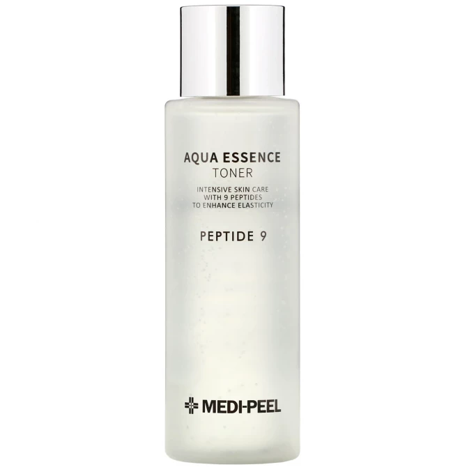 Тонер-эссенция с пептидами, для зрелой кожи, MEDI-PEEL, Peptide 9 Aqua Essence Toner, 250 мл купить в Украине Тонер-эссенция с пептидами, для зрелой кожи, MEDI-PEEL, Peptide 9 Aqua Essence Toner, 250 мл купить в Украине
