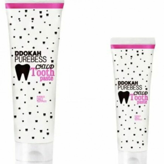 Набор зубных паст для детей 4- 7 лет, Purebess, Ddok Ah Tooth Paste, 80+20 г купить в Украине Набор зубных паст для детей 4- 7 лет, Purebess, Ddok Ah Tooth Paste, 80+20 г купить в Украине