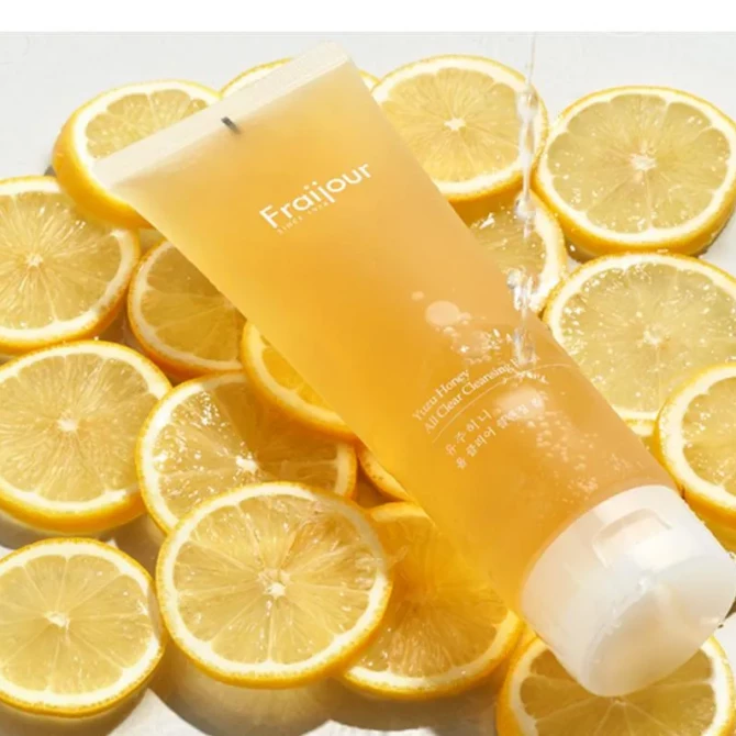 Пінка для вмивання з медом та юдзу Fraijour Yuzu Honey All Clear Cleansing Foam 250 мл купити в Україні 3