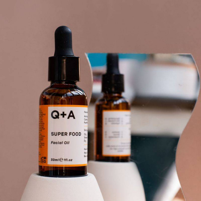 Мультивітамінна олія для обличчя Q+A Super Food Facial Oil 30 мл купити в Україні 4