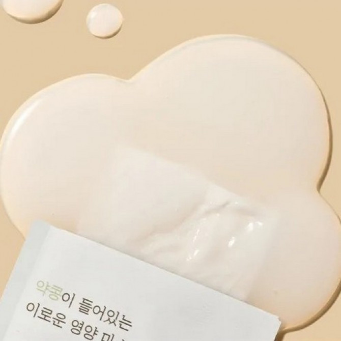 Поживна тканинна маска з екстрактом чорних соєвих бобів ROUND LAB Soybean Nourishing Mask Sheet купити в Україні 4