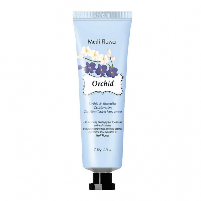Крем для рук с экстрактом орхидеи MEDI FLOWER The Bliss Garden Hand Creams Orchid 50 г купить в Украине
