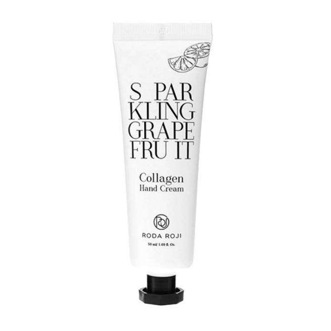 Крем для рук с коллагеном с ароматом грейпфрута Roda Roji Sparkling Grape Fruit Collagen Hand Cream 50 мл купить в Украине