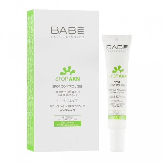 Точечный гель против прыщей Babe Laboratorios STOP ACN Spot Control Gel 8 мл купить в Украине