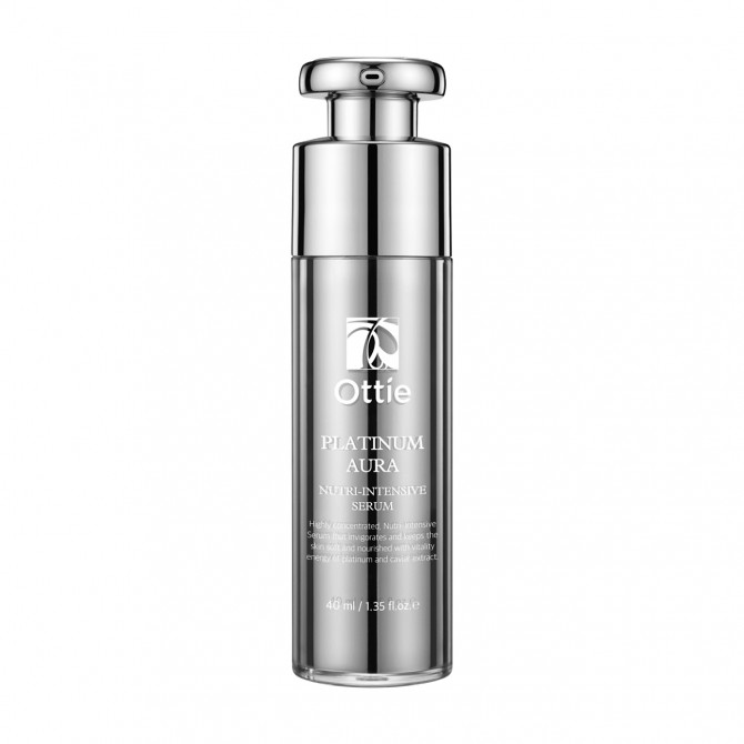 Антивозрастная сыворотка с платиной, Ottie, Platinum Aura Nutri-intensive Serum, 40 мл купить в Украине Антивозрастная сыворотка с платиной, Ottie, Platinum Aura Nutri-intensive Serum, 40 мл купить в Украине