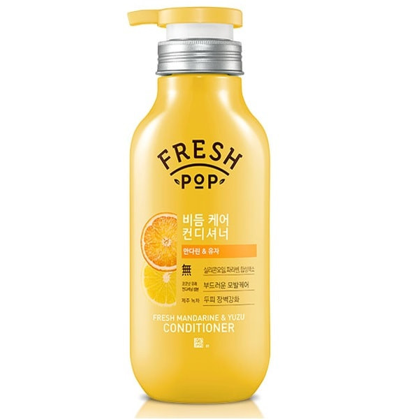 Кондиционер для поврежденных волос с мандарином и юдзу, Fresh Pop, Mandarin&Yuzu Conditioner, 500 мл купить в Украине Кондиционер для поврежденных волос с мандарином и юдзу, Fresh Pop, Mandarin&Yuzu Conditioner, 500 мл купить в Украине