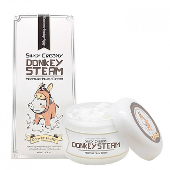 Антивіковий крем на основі молока, Elizavecca, Silky Creamy Donkey Steam Moisture Milky Cream, 100 мл купити в Україні Антивіковий крем на основі молока, Elizavecca, Silky Creamy Donkey Steam Moisture Milky Cream, 100 мл купити в Україні