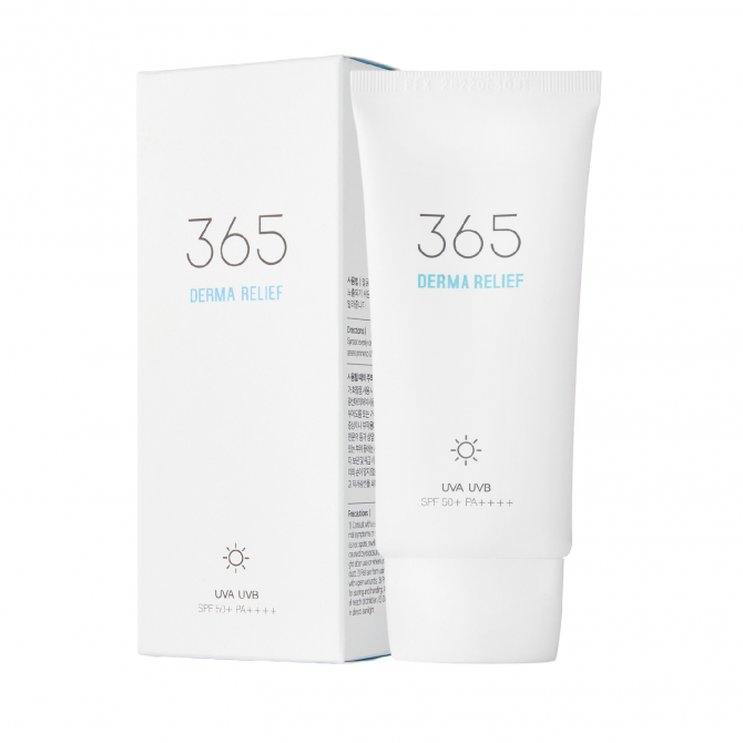 Сонцезахисний крем с аквацерамід та скваланом ROUND LAB 365 Derma Relief Sunscreen 50 мл купити в Україні 2