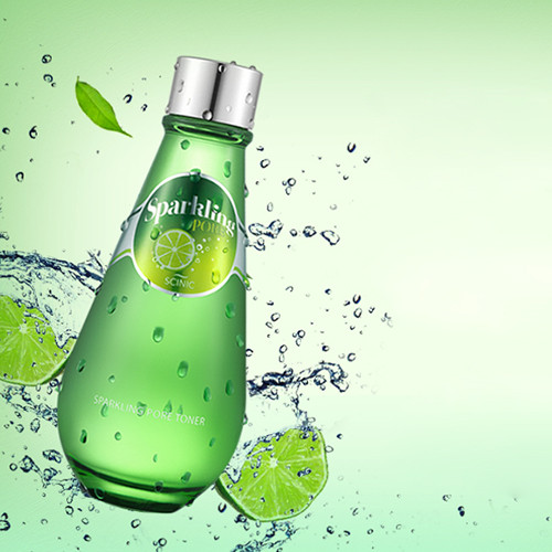 Легкий увлажняющий тонер с гиалуроновой кислотой Scinic Sparkling Pore Toner 150 мл купить в Украине 2