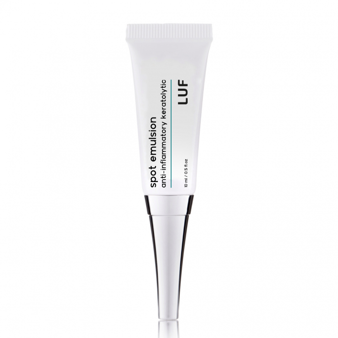 Точкова протизапальна емульсія з цинком міддю AHA та BHA LUF Spot Emulsion Anti-inflammatory Keratolytic 10 мл купити в Україні