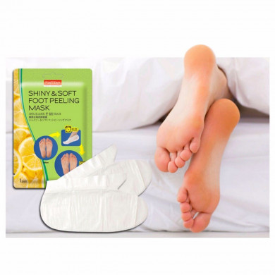 Увлажняющие педикюрные носочки PUREDERM Shiny & Soft Foot Peeling Mask купить в Украине 3