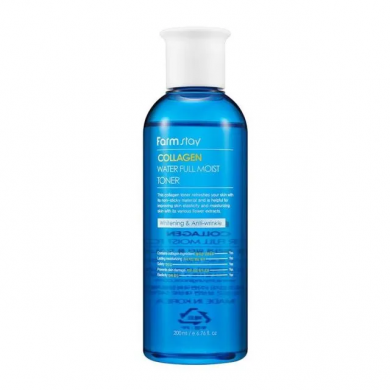 Увлажняющий коллагеновый тонер FarmStay Collagen Water Full Moist Toner 200 мл купить в Украине