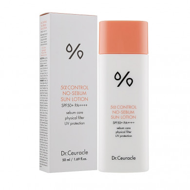 Себорегулирующий солнцезащитный лосьон Dr.Ceuracle 5α Control No Sebum Sun Lotion 50 мл купить в Украине