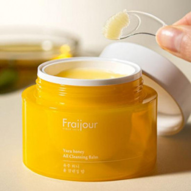Гідрофільний бальзам для обличчя з медом та юдзу Fraijour Yuzu Honey All Cleansing Balm 50 мл купити в Україні 2